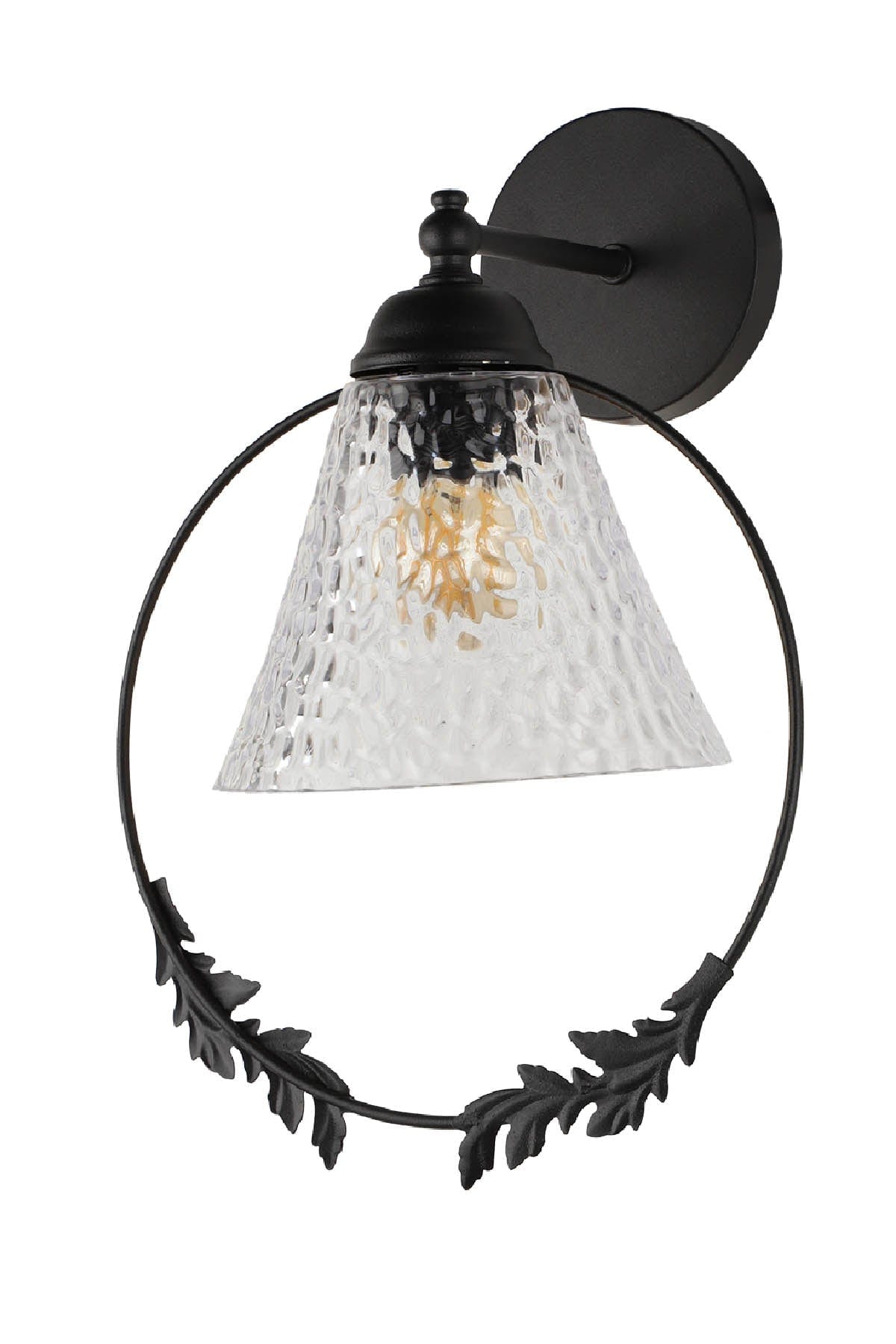 Oyo Lampada da parete Lutuf Nero