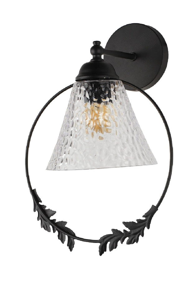 Oyo Lampada da parete Lutuf Nero