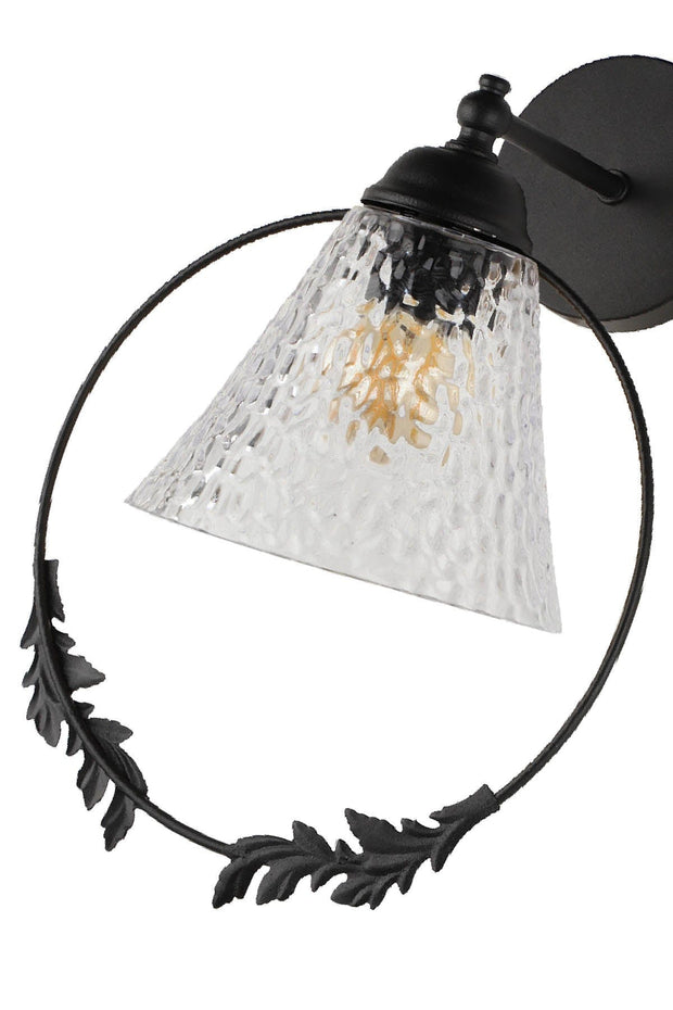 Oyo Lampada da parete Lutuf Nero