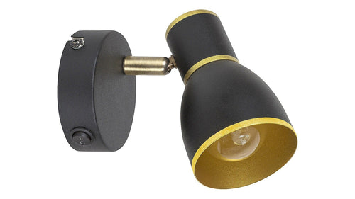 RabaLux Lampada da parete Mackenzie 5605 Nero