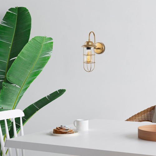 Asir Lampada da parete Mahoni 13206 Oro