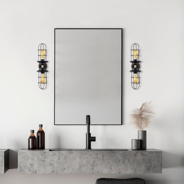 Asir Lampada da parete Mahoni 13207 Nero