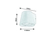 RabaLux Lampada da parete Mandal 7960 Bianco