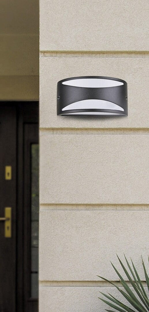 RabaLux Lampada da parete Manhattan 8359 Bianco e Nero