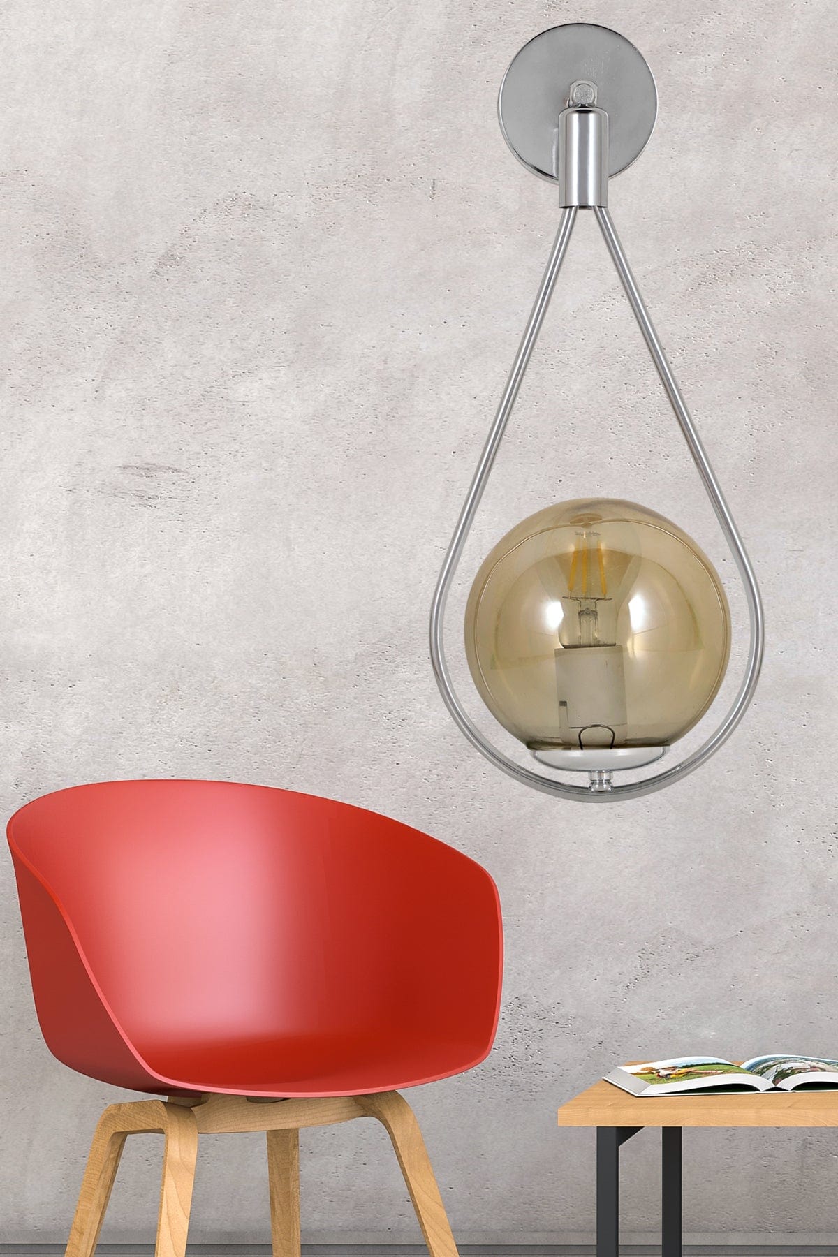 Oyo Lampada da parete Meksika Cromo