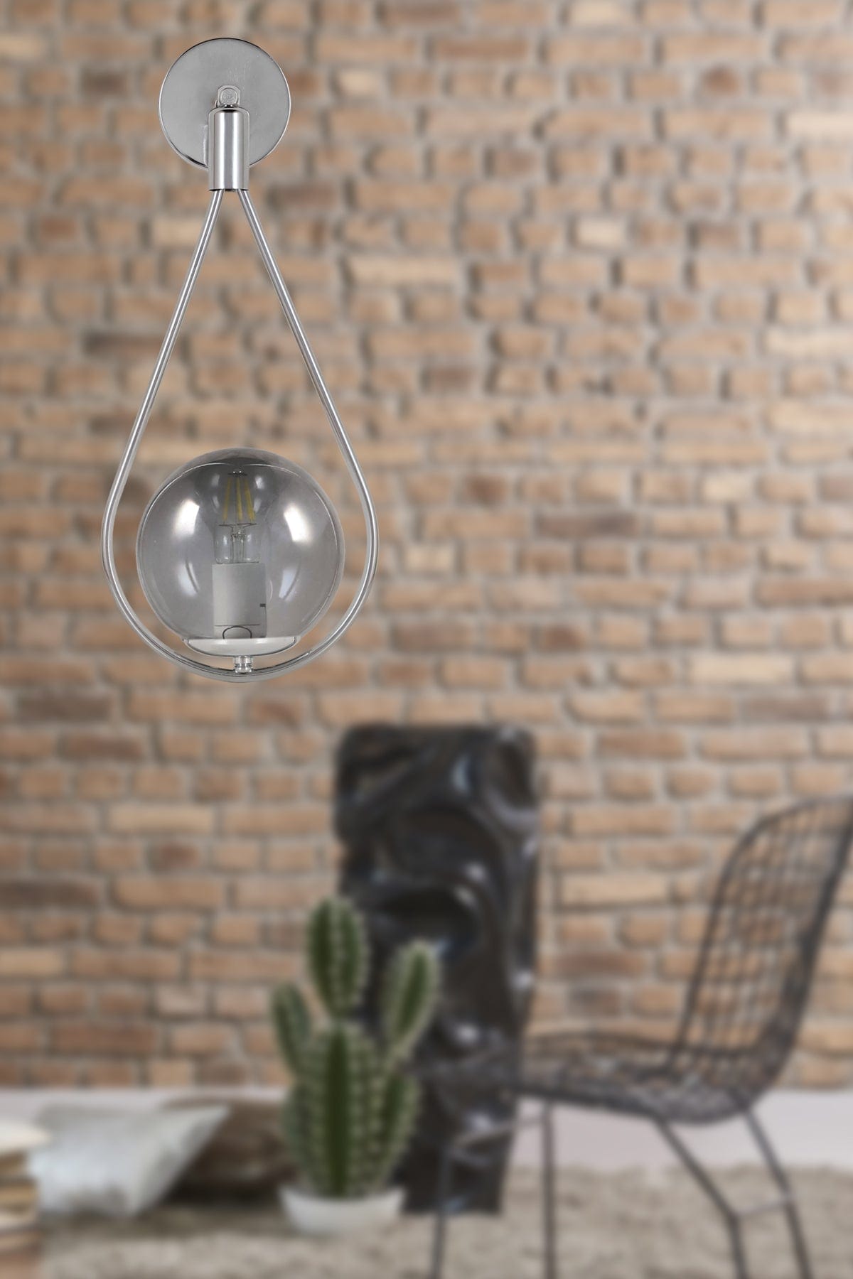 Oyo Lampada da parete Meksika Cromo