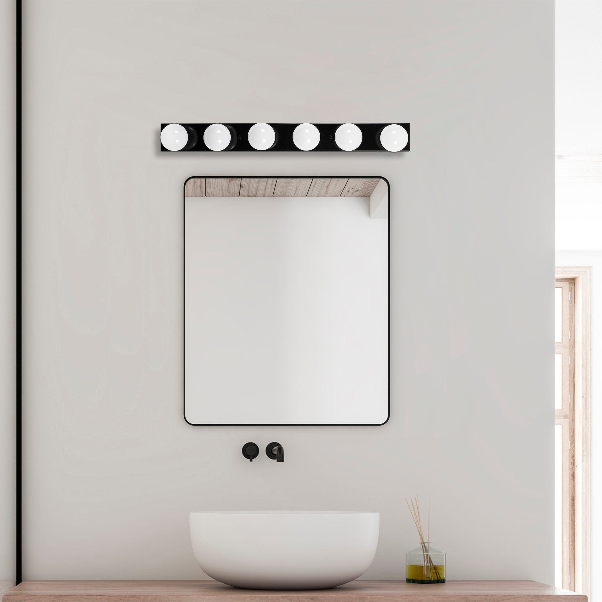 Asir Lampada da parete Mirro 12235 Nero