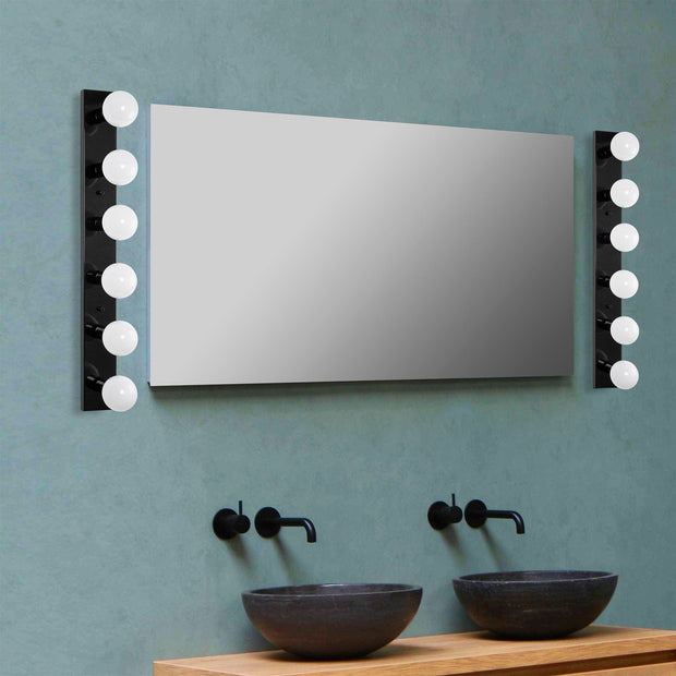 Asir Lampada da parete Mirro 12235 Nero