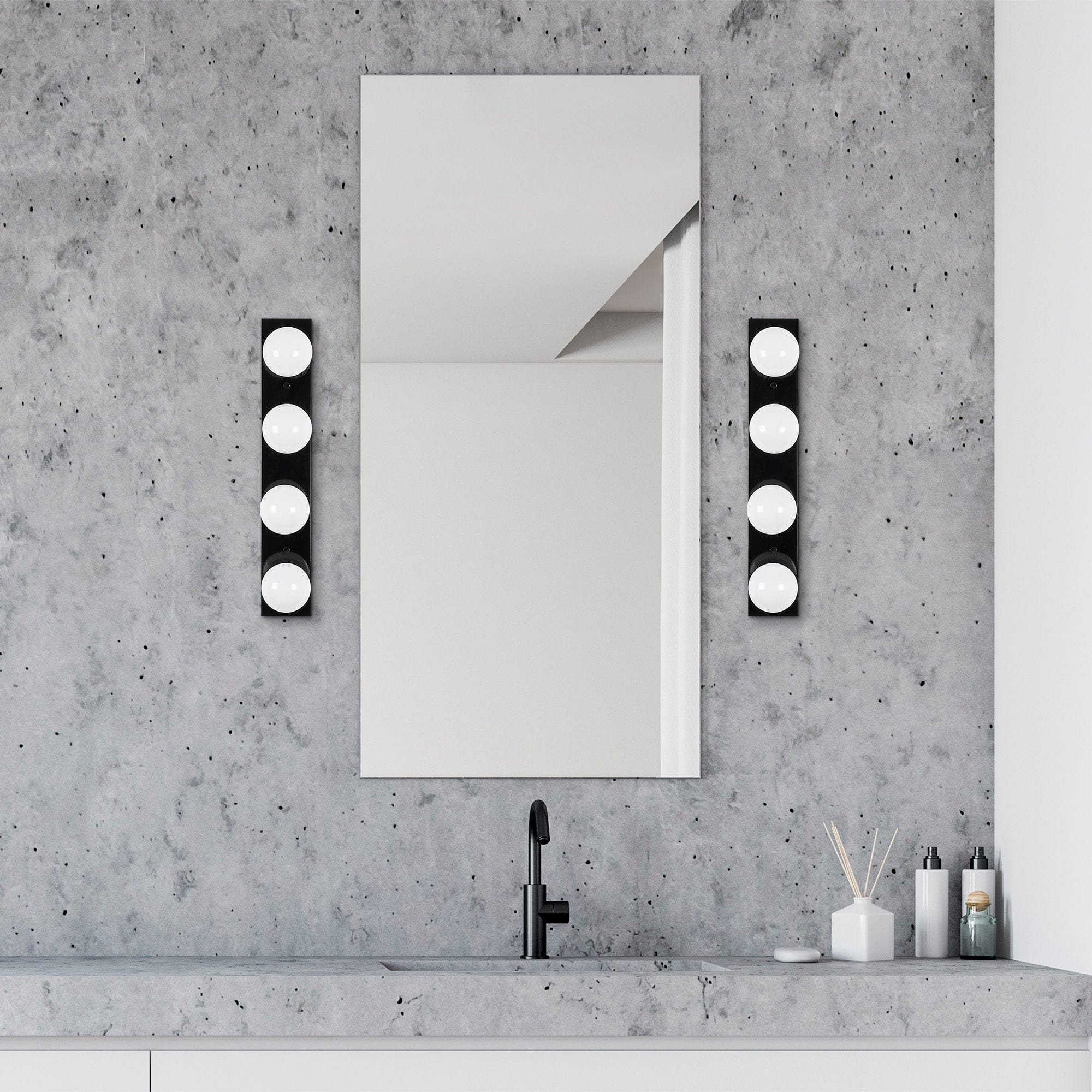 Asir Lampada da parete Mirro 12240 Nero