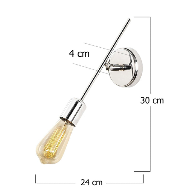 Asir Lampada da parete Mızrak 3681 Cromo