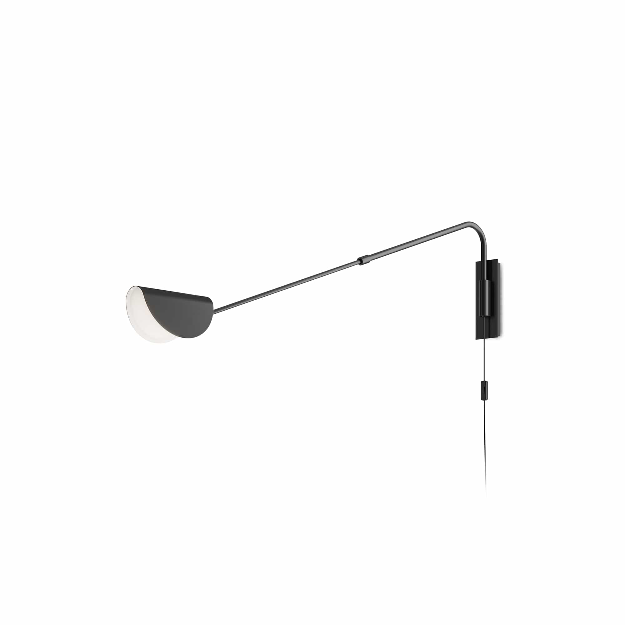 Maytoni Lampada da parete Mollis Nero