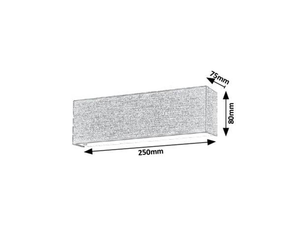 RabaLux Lampada da parete Morpheus 5685 Grigio