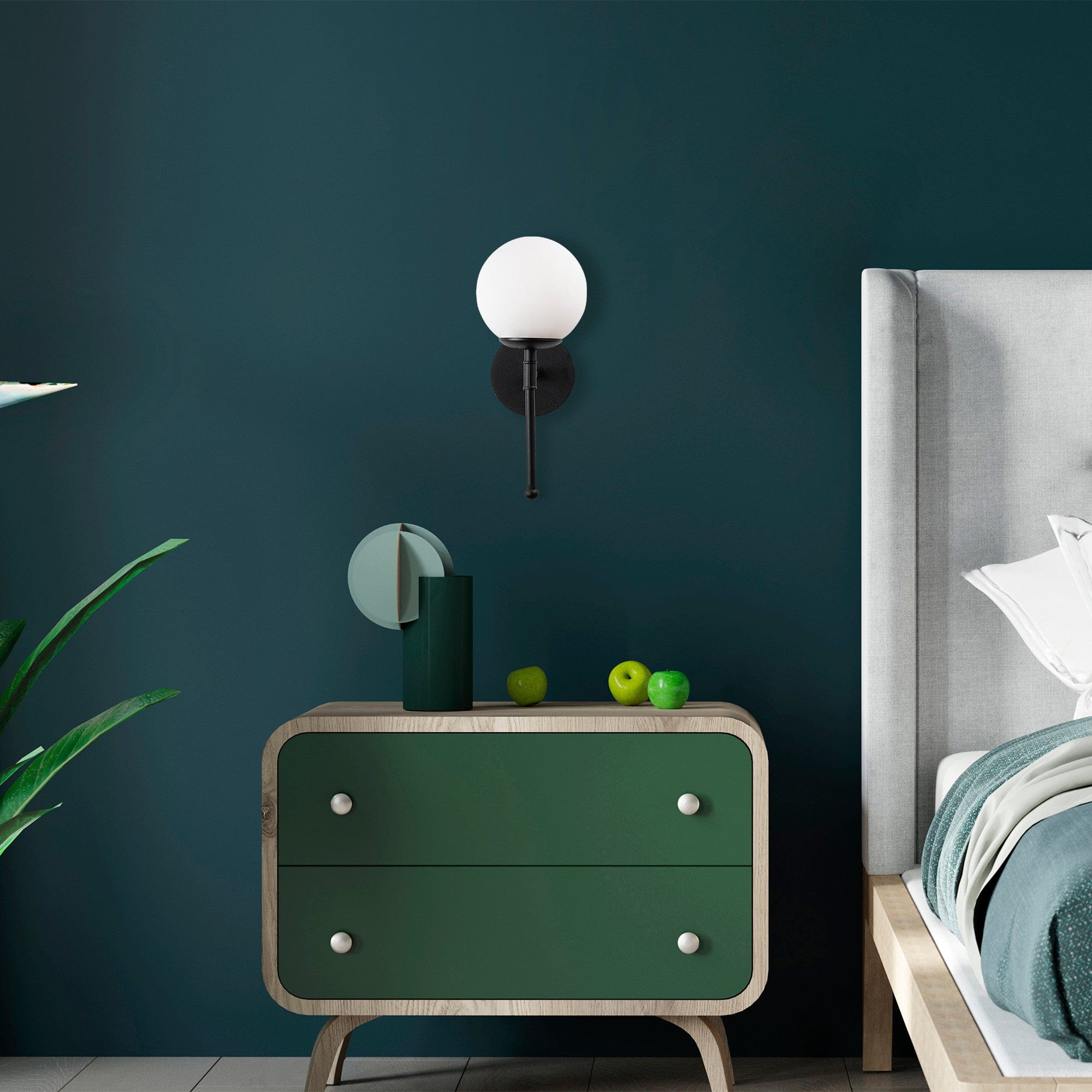 Asir Lampada da parete Mudoni MR-953-1 Nero