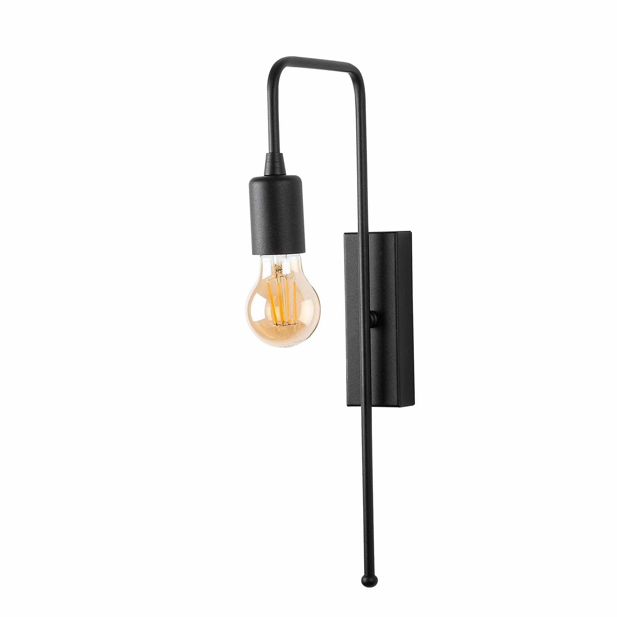 Asir Lampada da parete Mum 3502 Nero