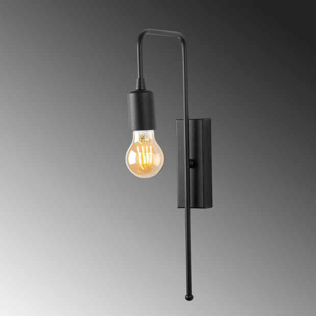 Asir Lampada da parete Mum 3502 Nero