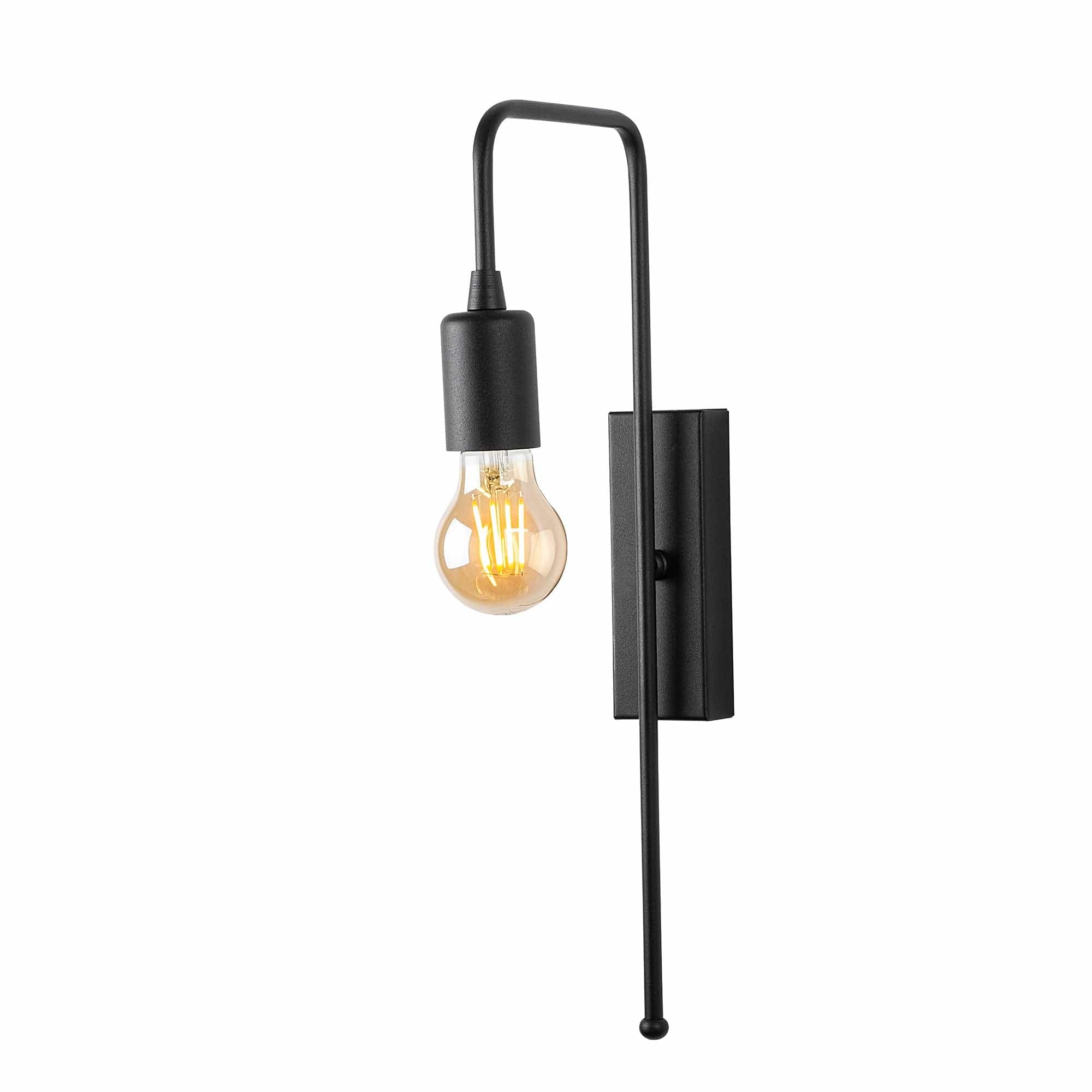 Asir Lampada da parete Mum 3502 Nero