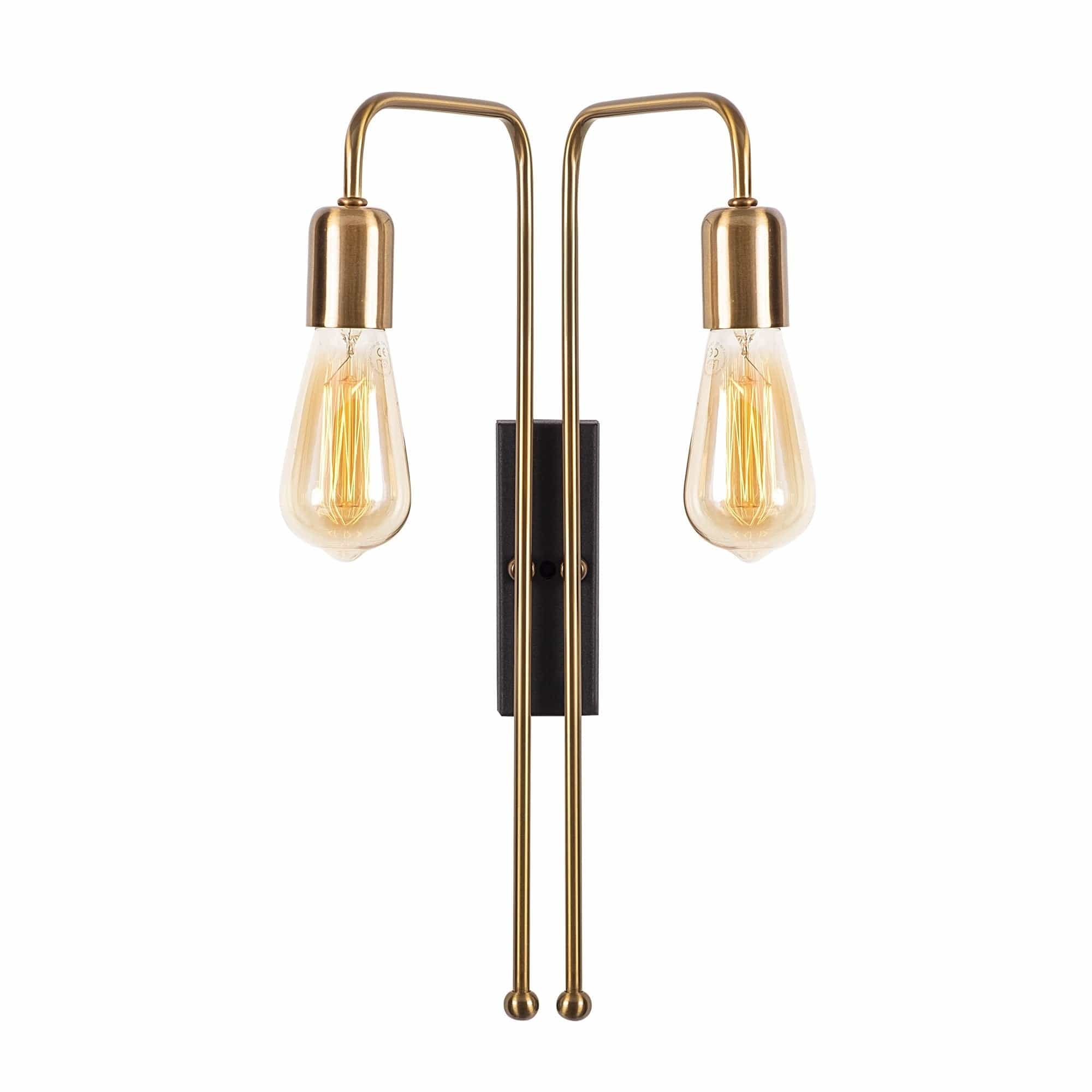 Asir Lampada da parete Mum 3511 Duo Ottone