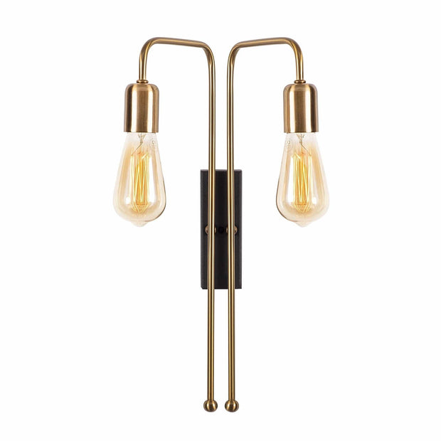 Asir Lampada da parete Mum 3511 Duo Ottone