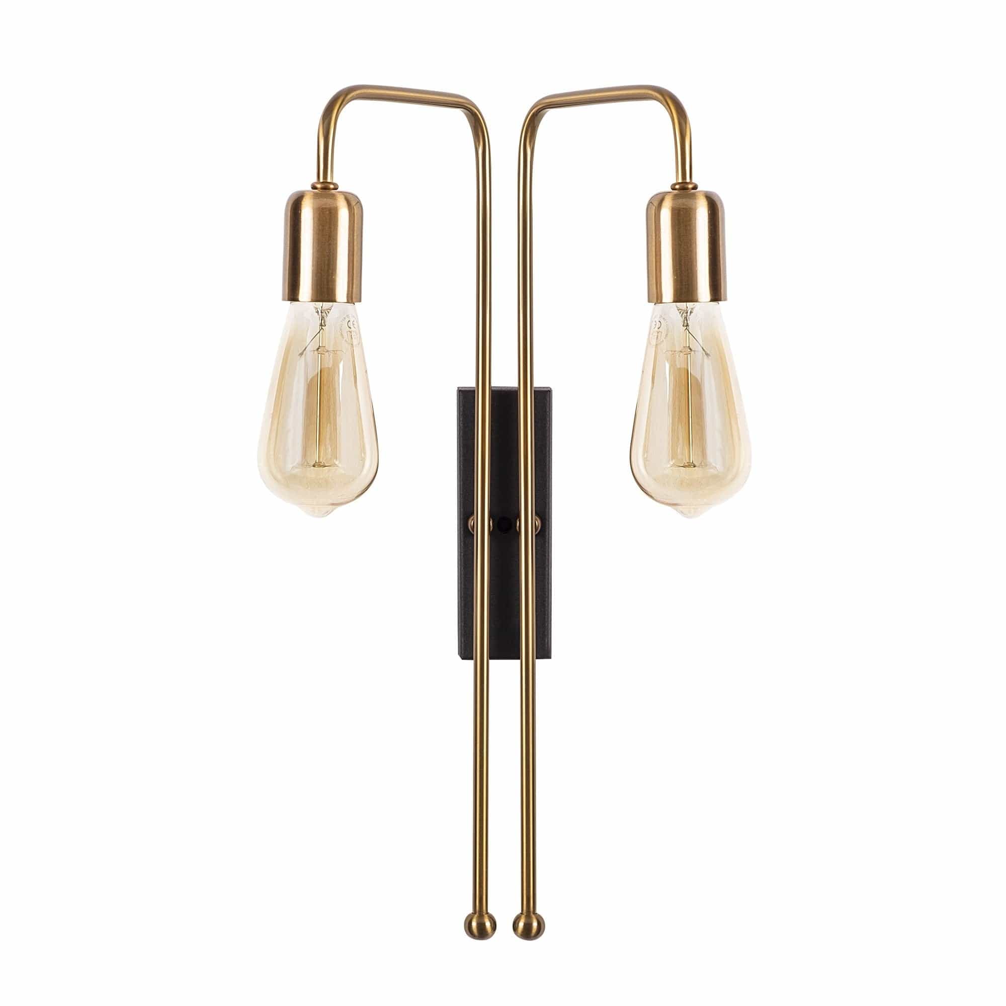 Asir Lampada da parete Mum 3511 Duo Ottone