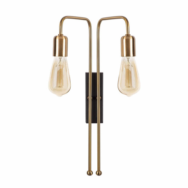 Asir Lampada da parete Mum 3511 Duo Ottone