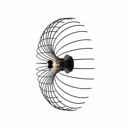 Oyo Lampada da parete Opilio Nero