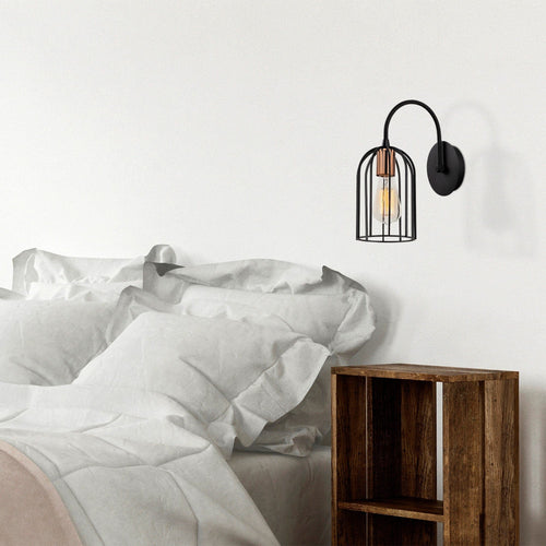 Asir Lampada da parete Pamukkale N-1222 Nero