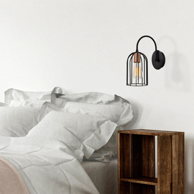 Asir Lampada da parete Pamukkale N-1222 Nero