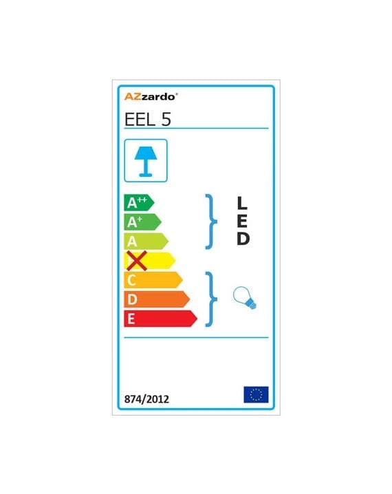 Azzarddo Lampada da parete Pancake AZ0112 Nero