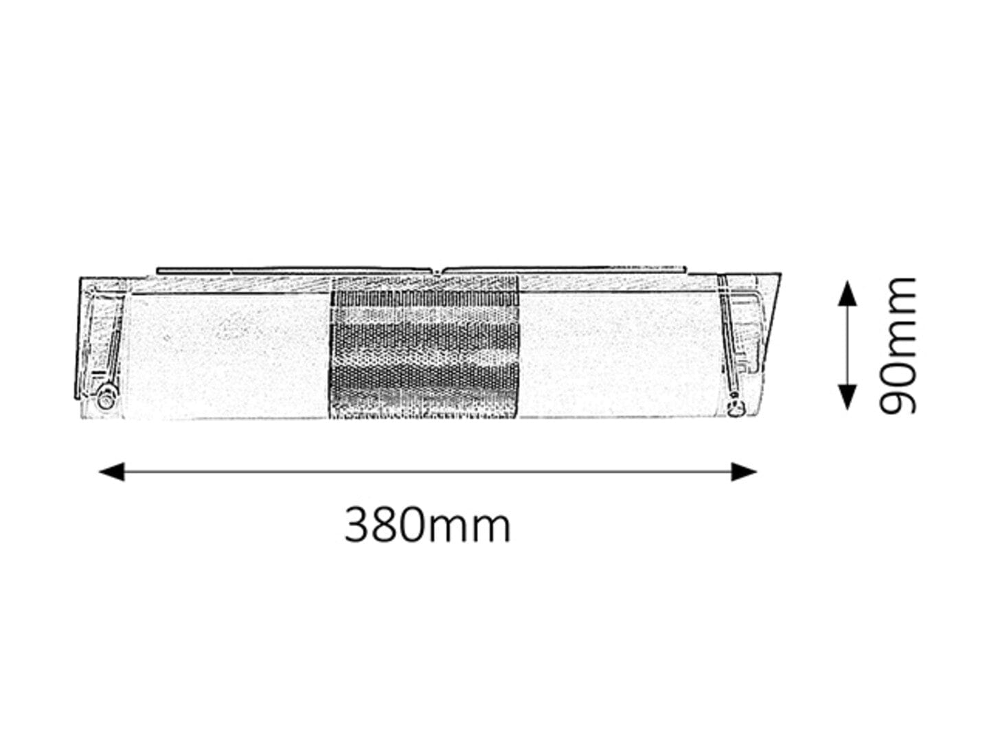 RabaLux Lampada da parete Periodic Medium 3552 Ottone
