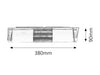 RabaLux Lampada da parete Periodic Medium 3552 Ottone