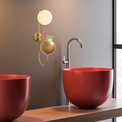 Asir Lampada da parete Pot 11485 Oro