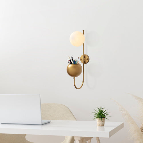 Asir Lampada da parete Pot 11485 Oro