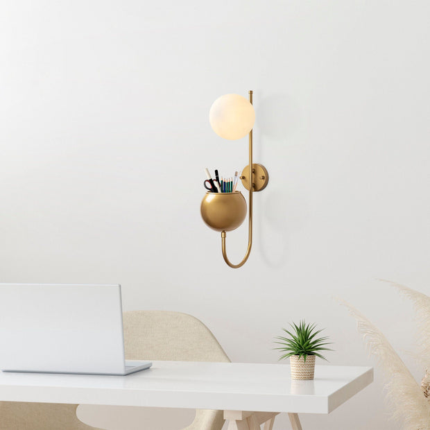 Asir Lampada da parete Pot 11485 Oro