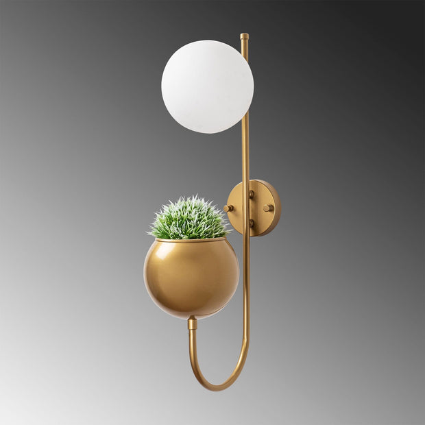 Asir Lampada da parete Pot 11485 Oro