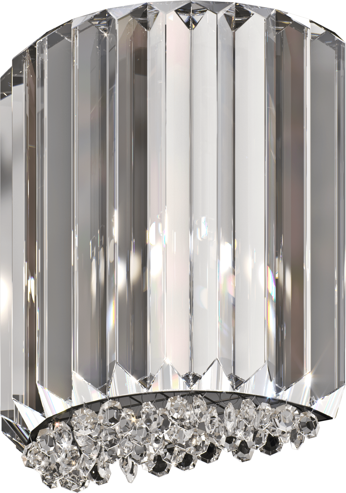 Zuma Line Lampada da parete Prince Argento