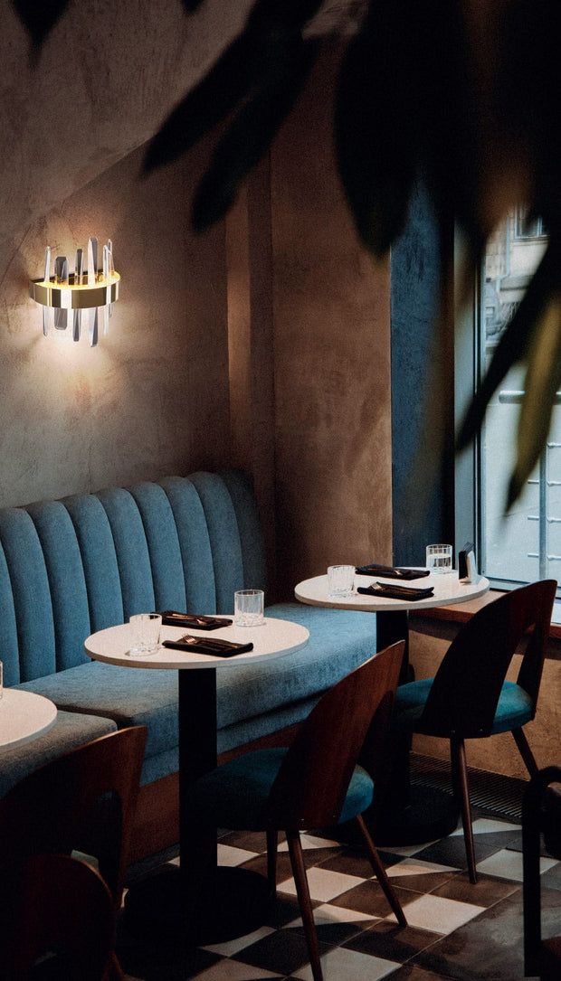 Maxlight Lampada da parete Prince W0287 Oro