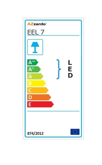 Azzarddo Lampada da parete Rado 120 AZ2081 Cromo