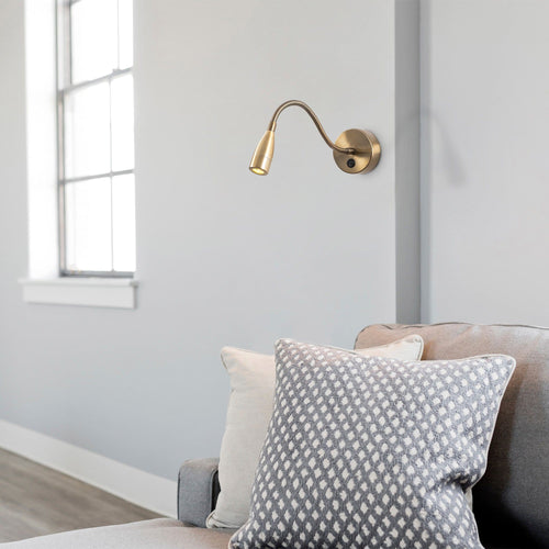 Asir Lampada da parete Reading 3247 Ottone