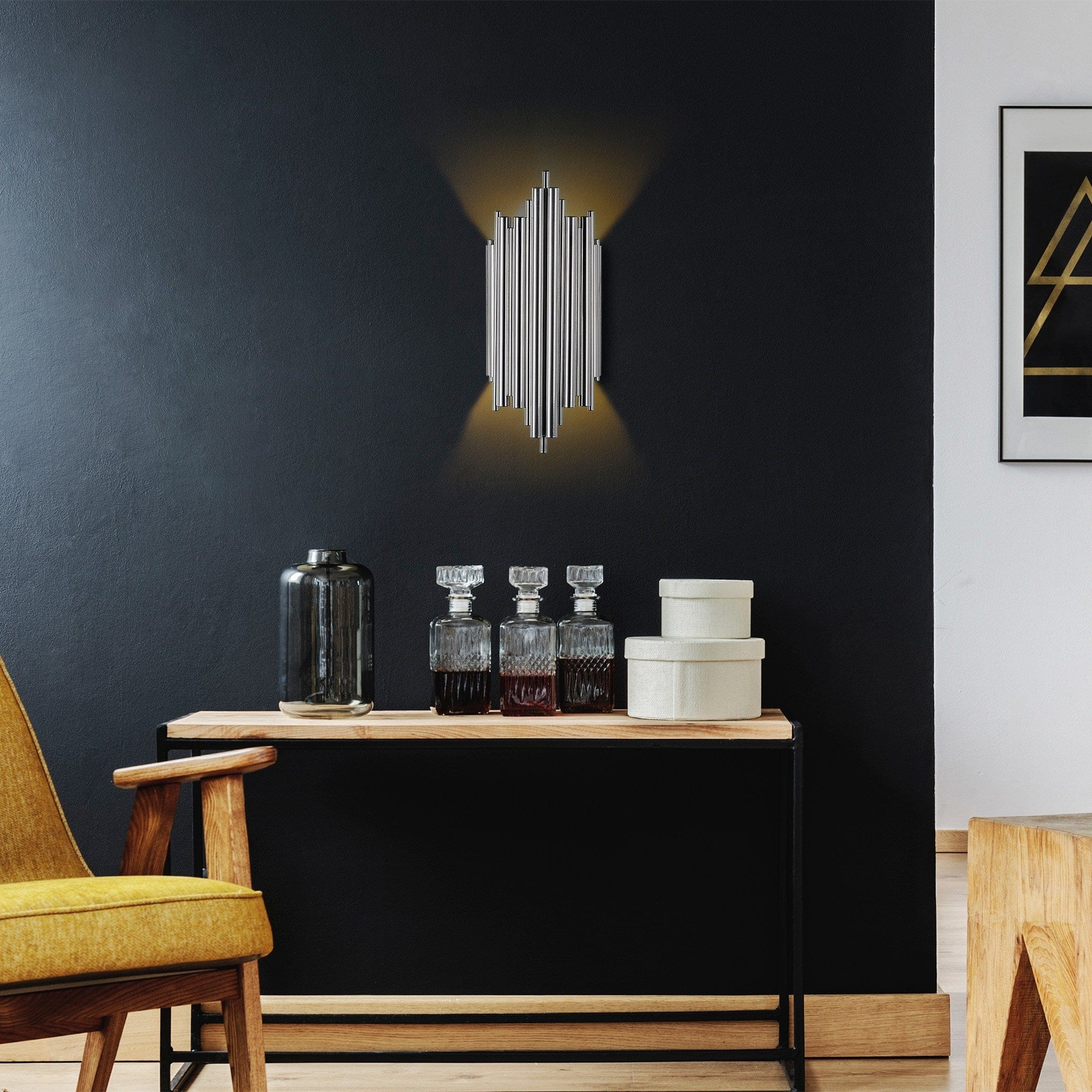 Asir Lampada da parete Reis 13342 Cromo