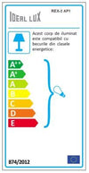 IdealLux Lampada da parete Rex-3 AP1