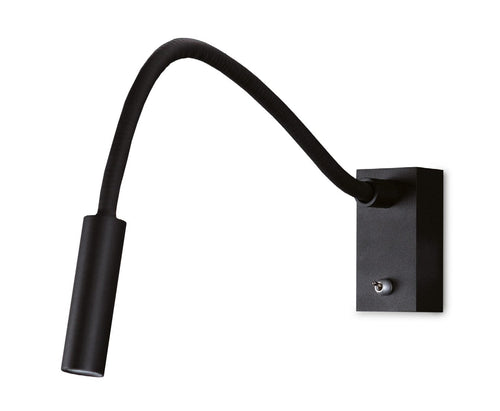Maxlight Lampada da parete Rider W0046 Nero