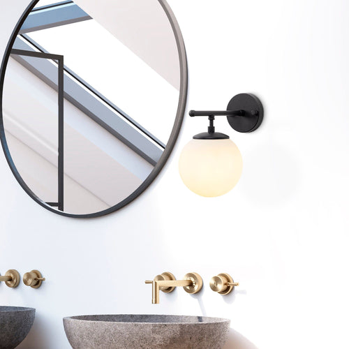 Asir Lampada da parete Roe 10715 Nero