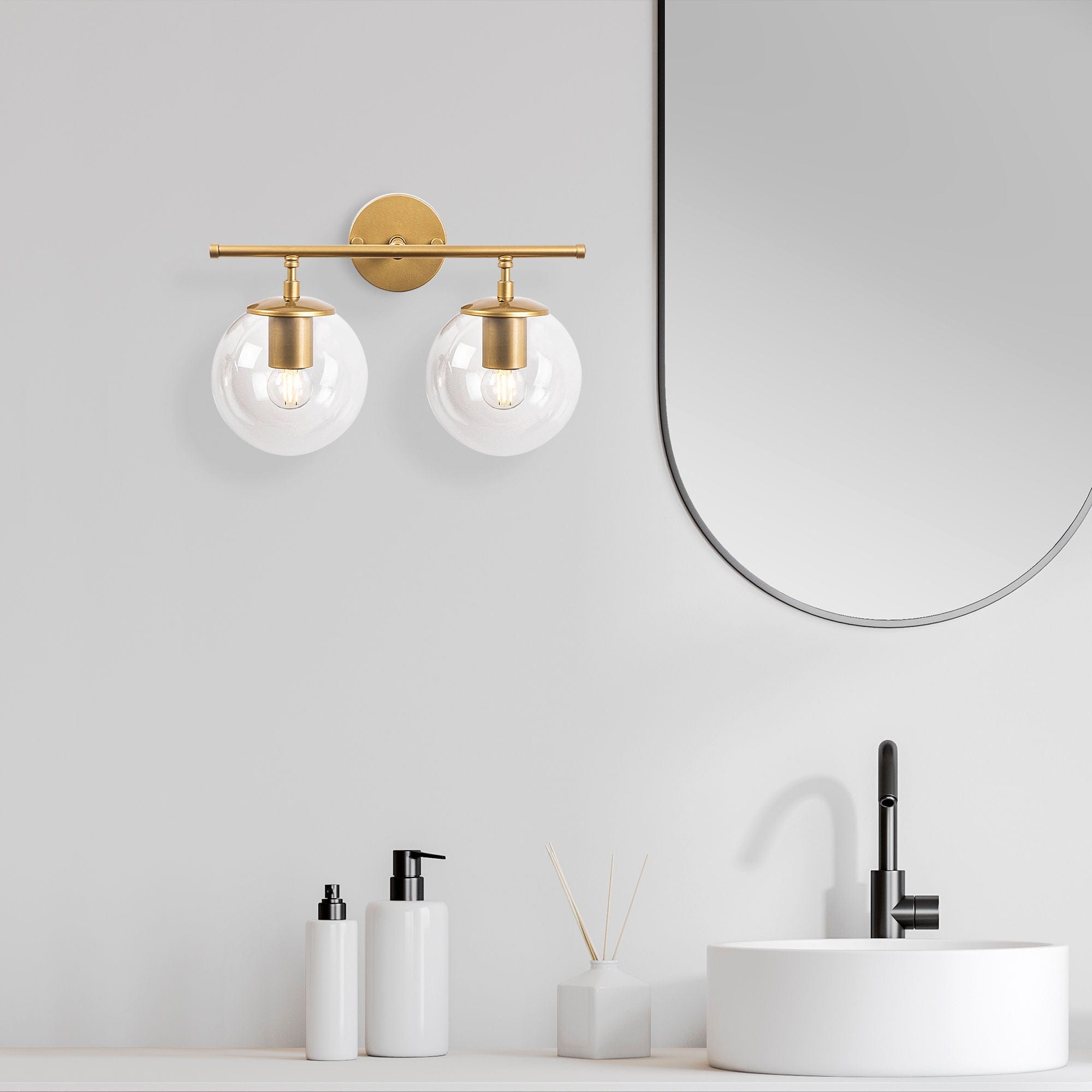 Asir Lampada da parete Roe 10730 Oro