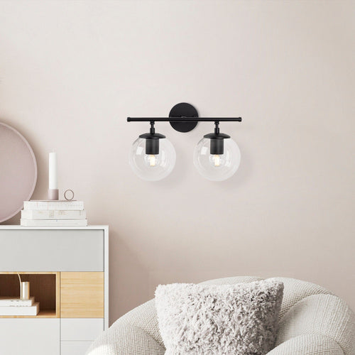 Asir Lampada da parete Roe 10740 Nero