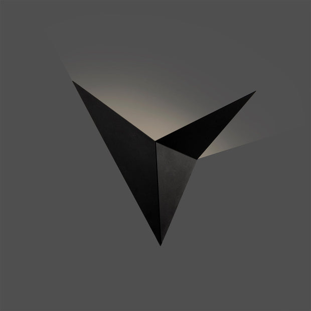 Oyo Lampada da parete Rondine Nero