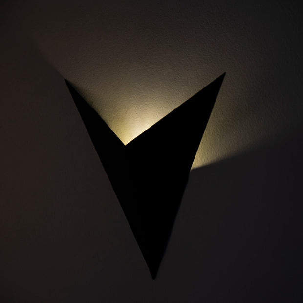 Oyo Lampada da parete Rondine Nero