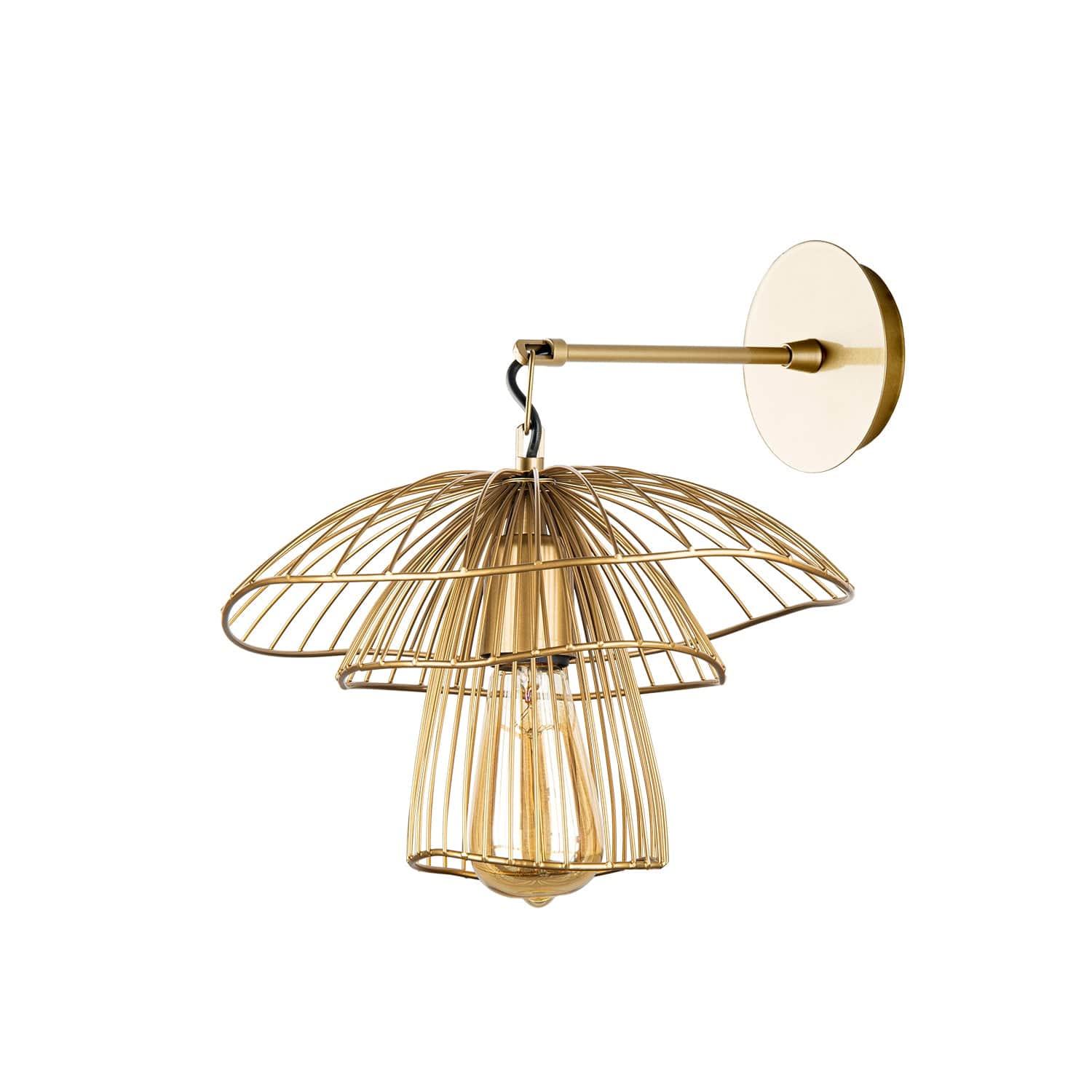 Oyo Lampada da parete Root 8 Nero