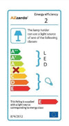 Azzarddo Lampada da parete Rubic 1 AZ0488 Cromo