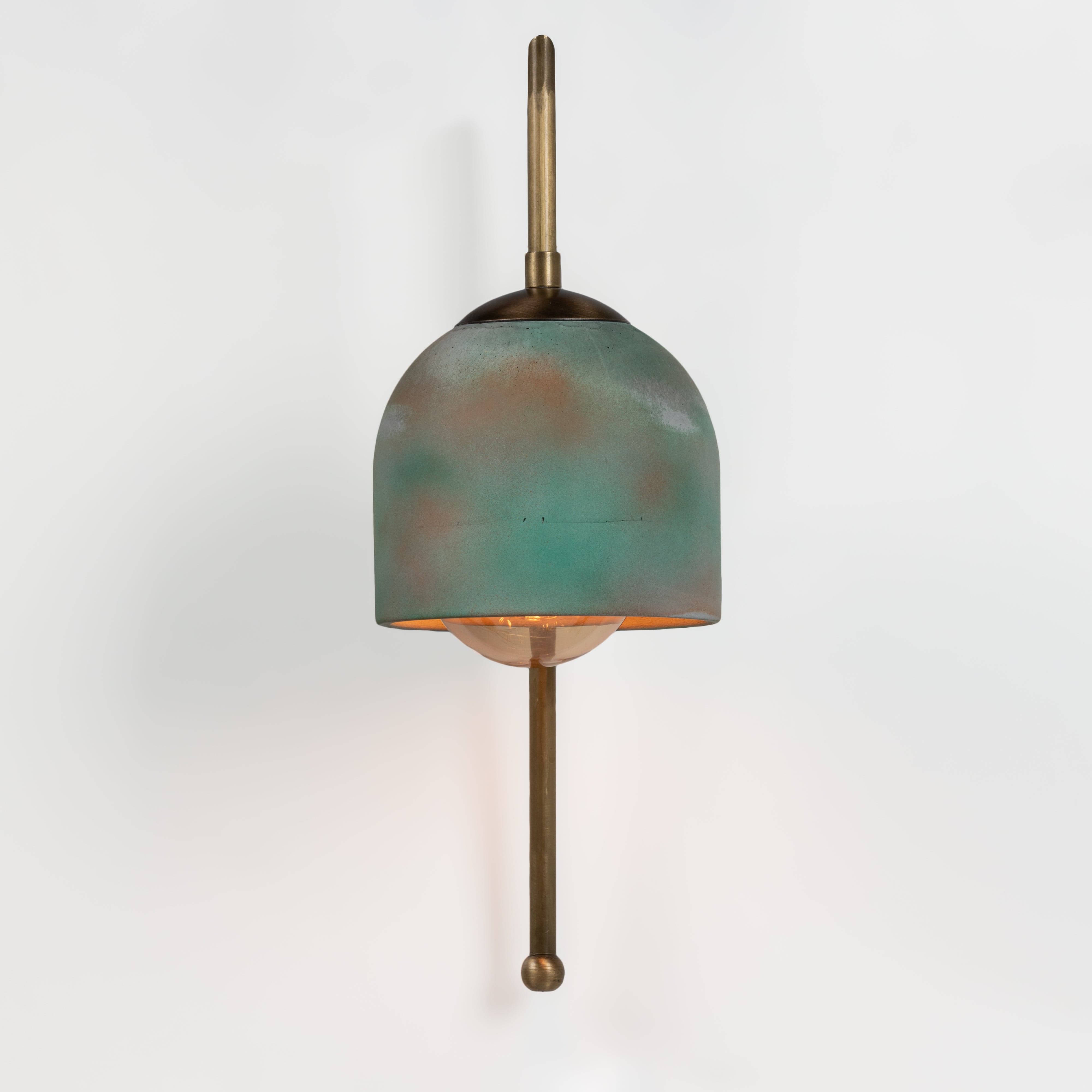 Oyo Lampada da parete Rust Verde