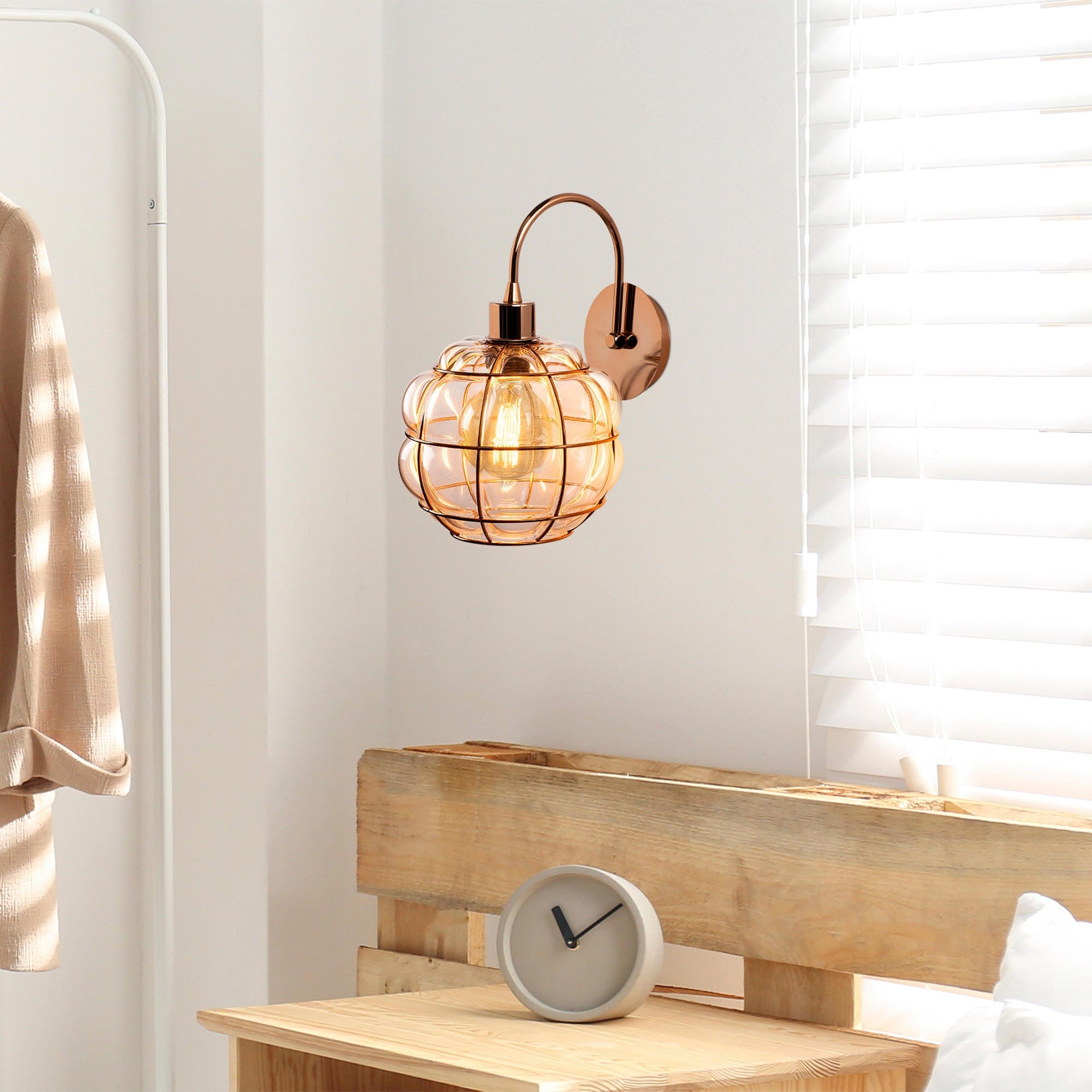 Asir Lampada da parete Safderun 401-A Rame